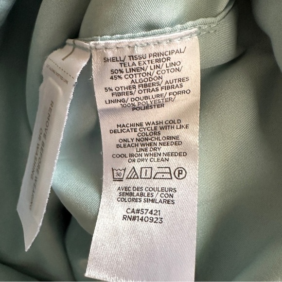 Loft straight linen blend mini skirt - Picture 9 of 9